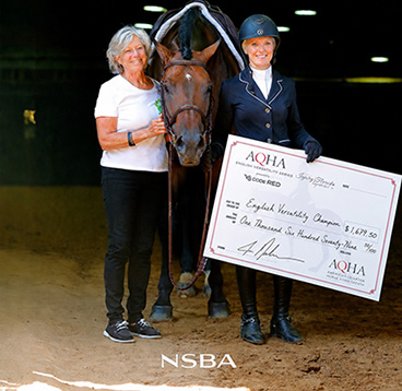 DGS Legacy Wins Inaugural VS Code Red English Versatility at NSBA World Show